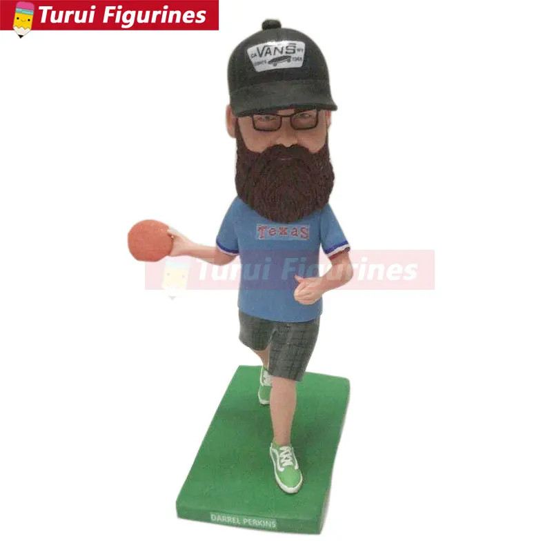 

Disc Golf Personalized Custom Bobble Head Boyfriend Personalized Birthday bobblhead figurines Gift Disc Golf Birthday statue