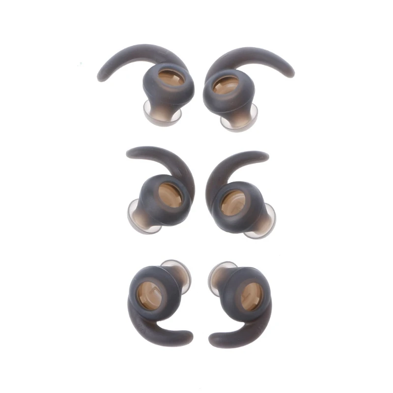 6 Pcs Silicone Ear Tip Earbud For JBL Synchros Reflect BT Mini BT Bluetooth Headphone