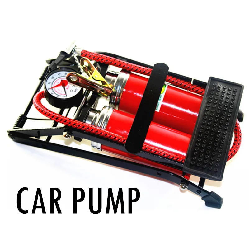 

Foot Air Pump Tires TWO auto pump air compressor Car-styling Bicycle Bike Motorbike Ball Inflator