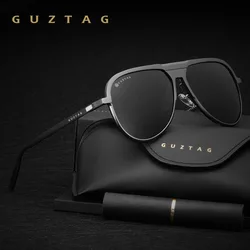 GUZTAG Unisex Sunglasses Aluminum Polarized UV400 Mirror Classic Sun Glasses Men Women Driving Vaction For Female Male G9828