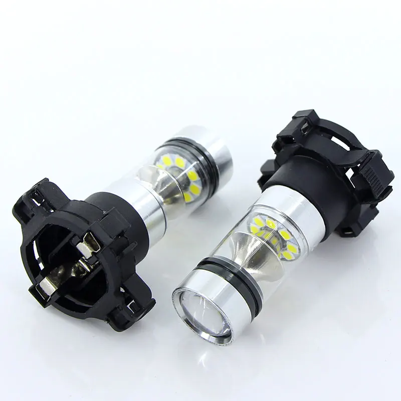 Clignotant avant 12V LED PY24W Canbus sans Hyper Flash, ambre jaune, pour BMW E90/E92 F10/F07 E83 X3 E70 X5 E71 X6, 2 pièces