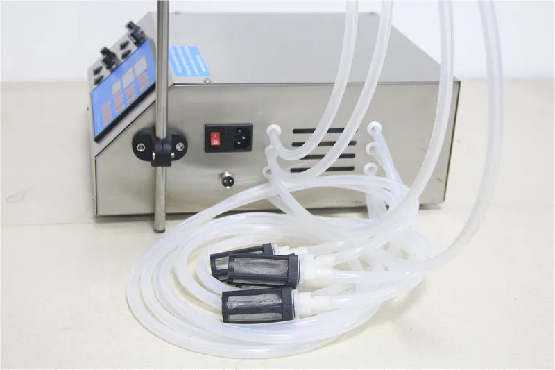 2018 送料無料ブランド新ボトル水フィラー半自動液体充填機 4 ヘッド中小企業のための