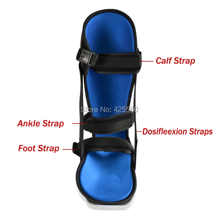 Medical Nightime Adjustable Ankle Foot Orthosis Foot Drop Plantar Support Brace Fasciitis Splint Boot