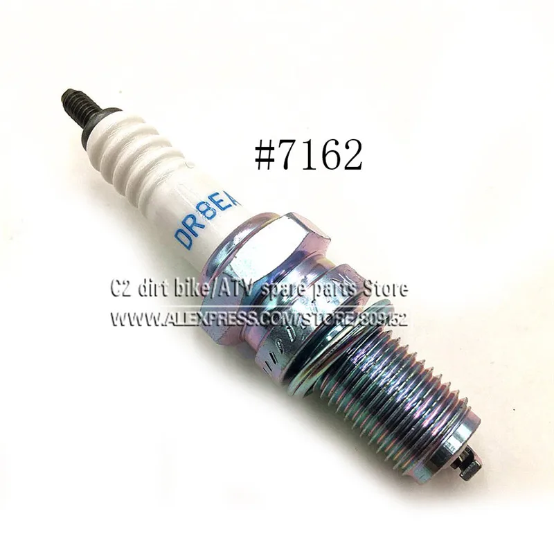 SPARK PLUG CR7SHA #4549 C7HSA #4629 D8EA #2120 DR8EA #7162 For NGK 4 stroke Engine, Dirt Pit Bike, ATV, motocross
