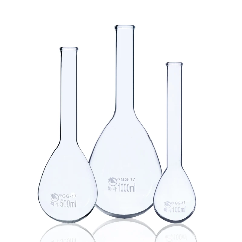 Kjeldahl Nitrogen Flask Long neck nitrogen bottle Borosilicate glass Laboratory equipment