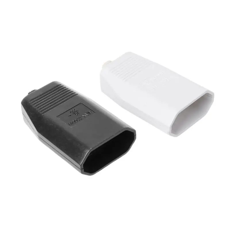 1pc European Standard Female Hole Socket Two-pole Power Extension Cord Plug Outlet