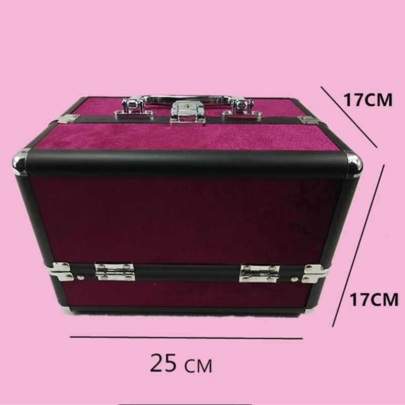 Portable cosmetic bag suitcases makeup beauty professional multi function cosmetology tattoo eyebrow box teacher manicure case