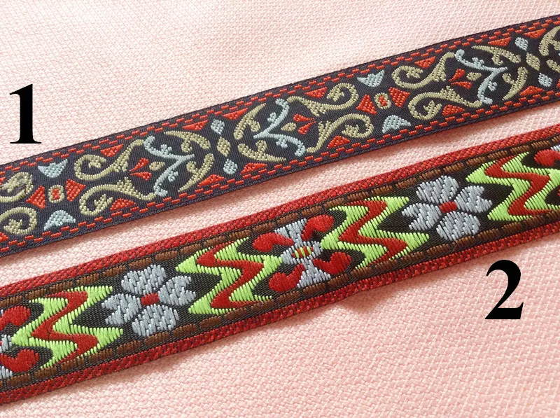 

22mm single face abstract style jacquard webbing,2 colors available,XERY-HF160515C