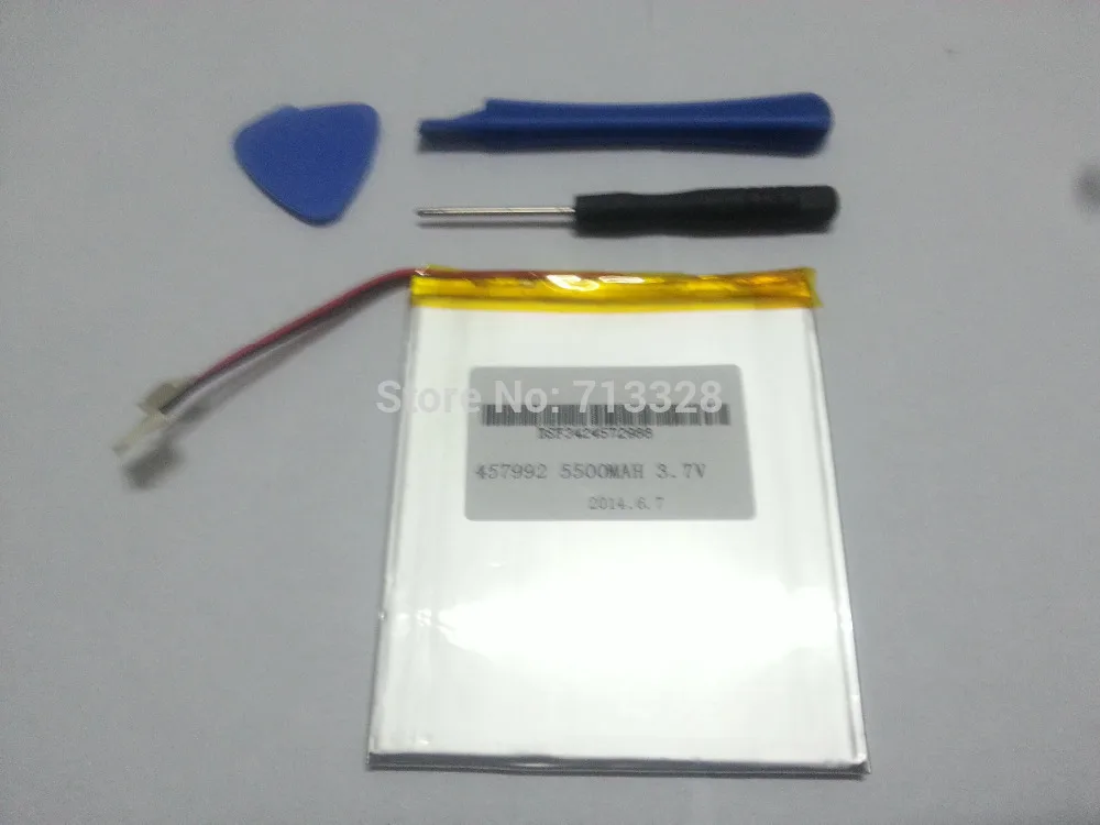 3.7V 5500mAH ليثيوم أيون (بوليمر lithiumion) بطارية ل 7 8 أو 9 بوصة اللوحي ICOO D70pro II ، ، صانعي 4.5*79*92 مللي متر