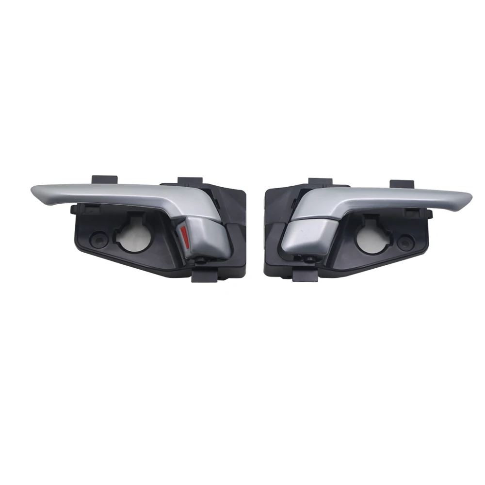 

2PCS REAR PAIRS INSIDE INTERIOR DOOR HANDLE FOR KIA Picanto 2011-C Silver FR:82620-1Y010CR FL:82610-1Y010CR