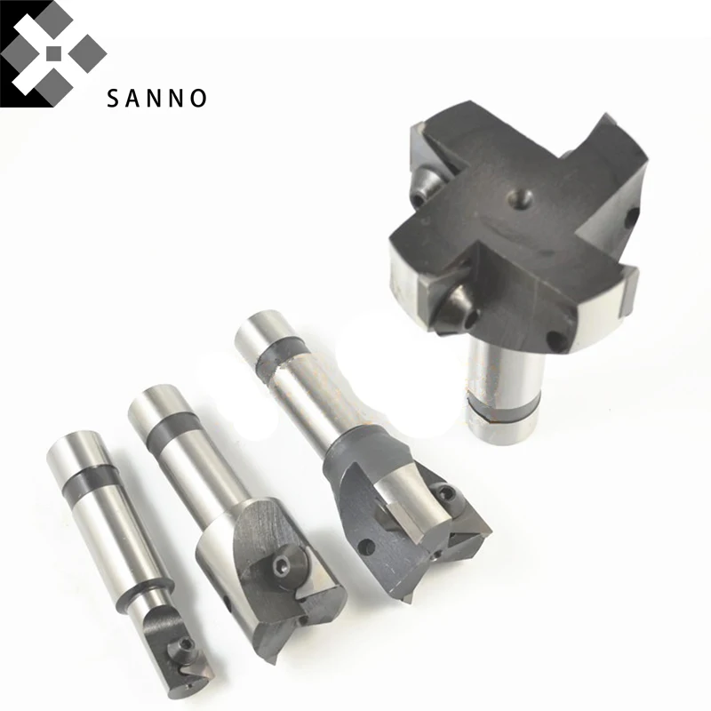 Straight shank 63mm / 80mm / 100mm 25 holder face milling disc indexable end mills for triangle shape inserts