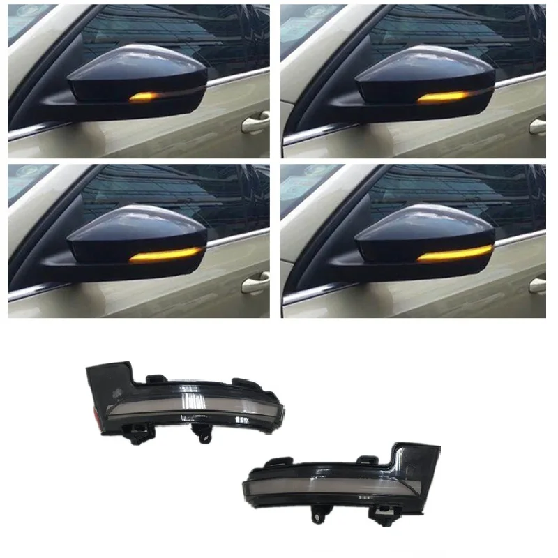 Dynamic LED Blinker Sequential Turn Light Mirror Indicator Suitable for Volkswagen VW T-ROC T ROC 2018 2019 Car Styling