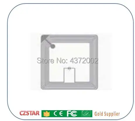 1000 Uds. Etiquetas adhesivas I code x protocolo iso15693 etiqueta IC RFID 13,56 MHz se pueden imprimir para inventario de seguimiento de libros de biblioteca