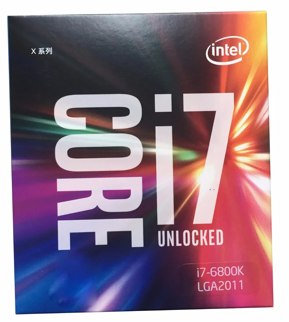 New Original Intel Core Processor Boxed i7-6800k i7 6800k 3.40GHz LGA2011-3 14nm 6-Cores free shipping