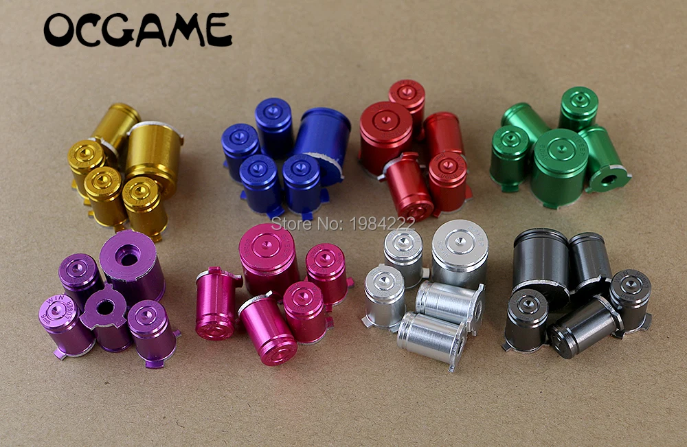 OCGAME Metal ABXY with Guide Buttons 9mm Bullet Sytle for XBox360 xbox 360 Controller