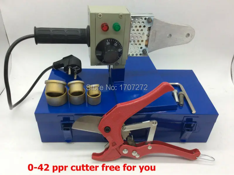 

free shipping Temperature controled PPR welding machine, plastic welder AC 220V 600W 20-32mm for weld plastic pipes