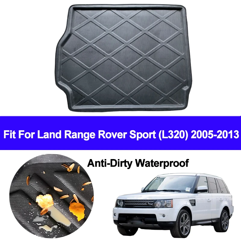 

Car Rear Trunk Mat Cargo Tray Boot Liner Carpet Protector Floor Pad Mats For Land Range Rover Sport L320 2005 - 2011 2012 2013