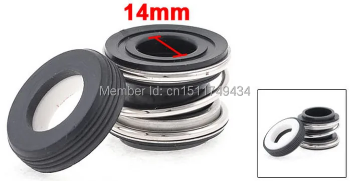 

MB1-14 14mm Internal Diameter Rubber Bellows Spring Mechanical Seal 5pcs