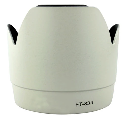 ET-83II for Canon EF 70-200mm f/2.8L USM (Non IS version) White Lens Hood Tulip Flower Shade Plastic Replacement