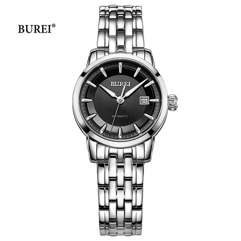 BUREI Brand Ladies Dress Watch Women\'s Luxury Waterproof NH05 Movement Automatic Mechanical Wristwatches for Women Reloj Mujer