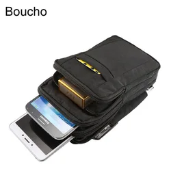 Boucho Universal Very Large Tablet Package Multifunctional For iPhone Cell Phone Bag Hanging Neck Wallet Outdoor Bag Pouch