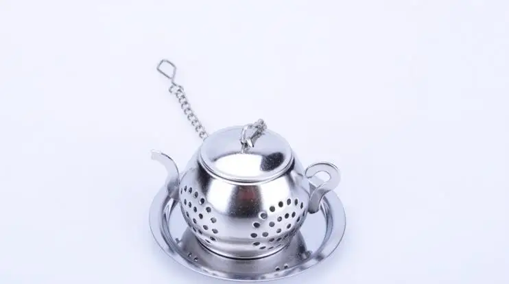 MINI Cute Stainless Steel Tea Infuser Pendant Design Home Office Tea Strainer Gift Teapot Type Creative Tea Accessori lin3510