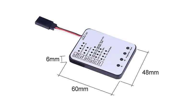 SURPASS HOBBY Racerstar LED Program Card For 25/35/45/60/80/120A ESC Electronic Speed Controller Motor Set For RC Car