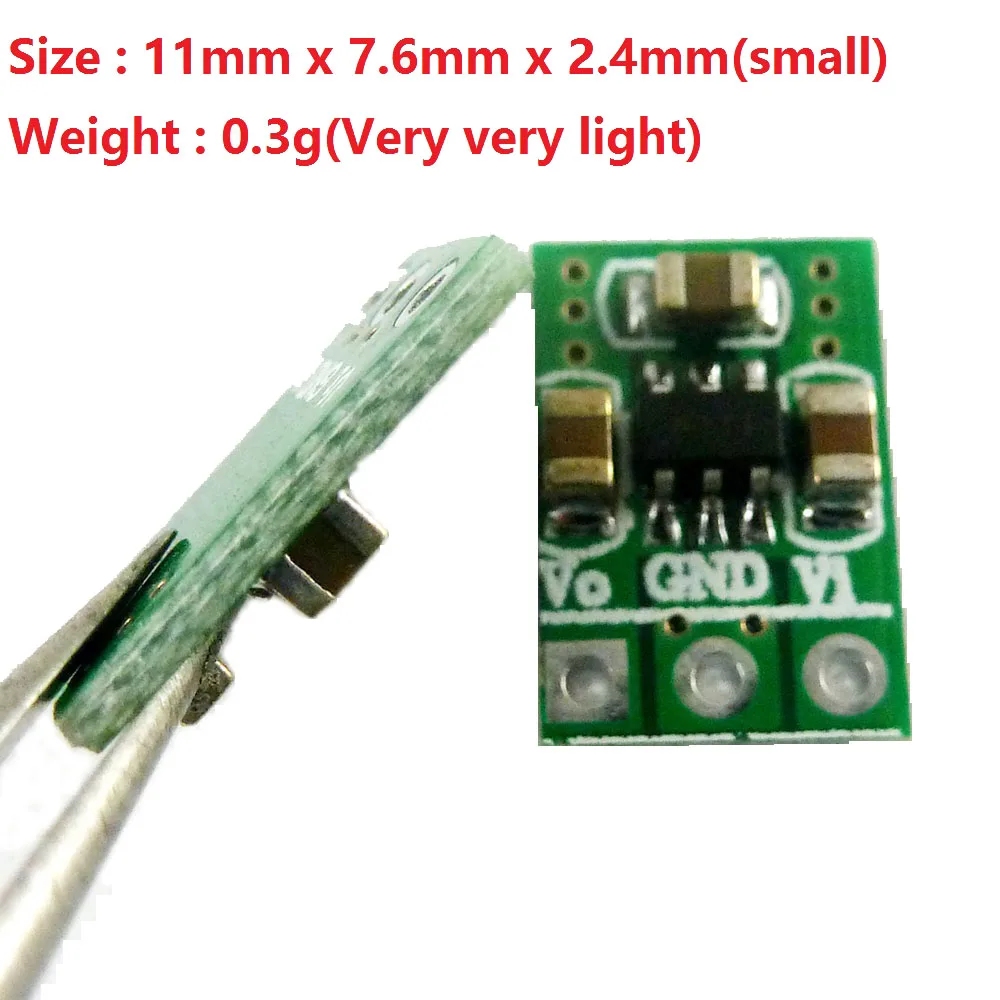 2.5V 3V 3.7V 4.2V 5V to 3.3V Low Noise Regulated Charge Pump  Step-Down & Step-Up Boost Buck DC-DC Converter