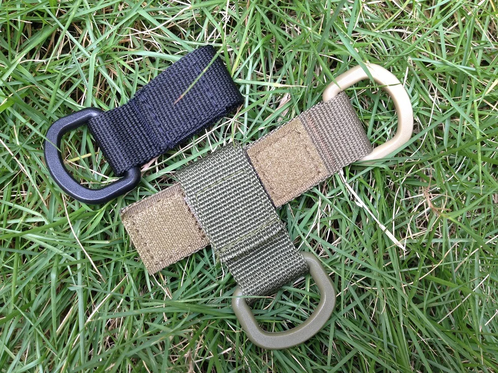 1PC High Strength Nylon Molle Ribbon Hook Clip EDC Outdooor Tactical Backpack Belt Webbing Strap Hanging Buckle Quick Hook