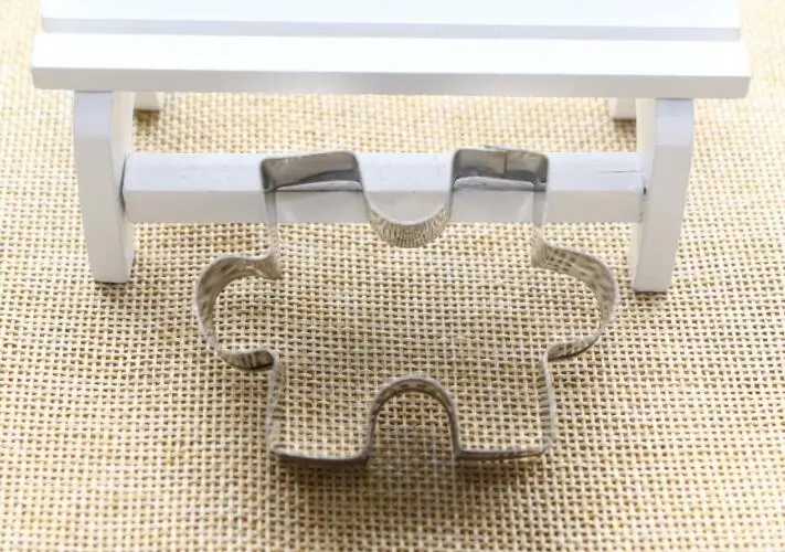 Puzzle Shape Cookie Cutter Cake Decorating Fondant Cutters Tool Cookies Stainless Steel biscoito