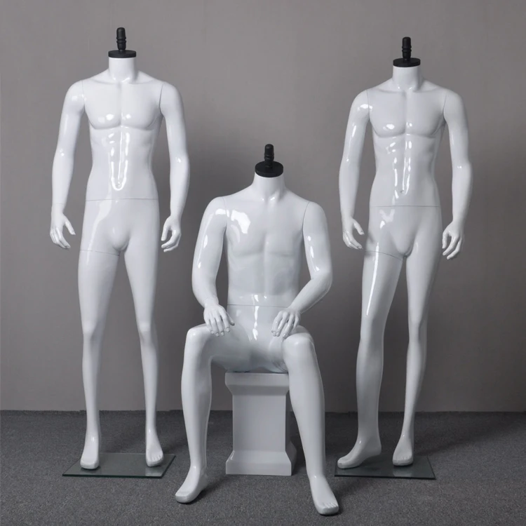 High Level Headless Male Mannequin Headless Men Model Customized On Promotion