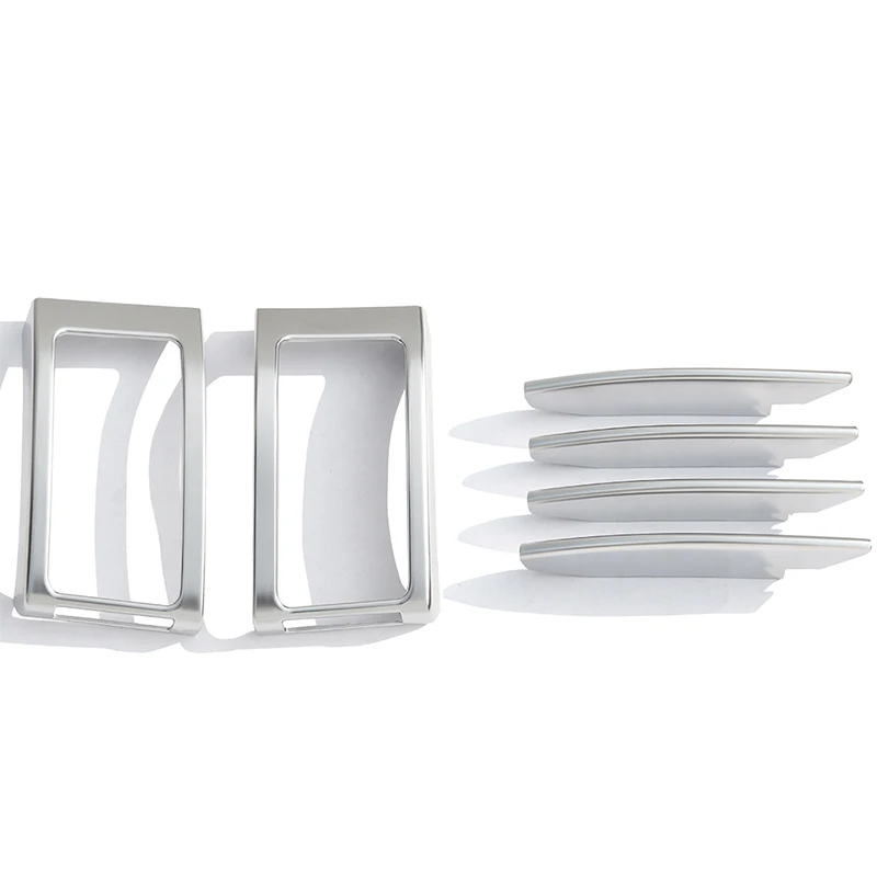 For Land Rover Freelander 2 2007-2015 Car Styling ABS Chrome Interior Air Vent Cover Trim Frame Decoration Car Accessories
