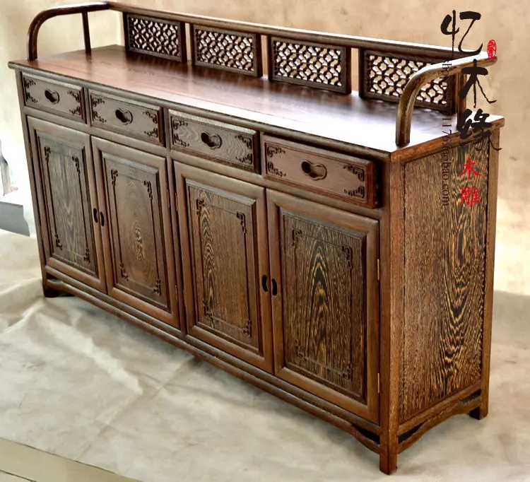 Mahogany furniture mahogany wood lockers wooden sideboard tea cabinet cabinet antique Ming and Qing Chinese Restaurant