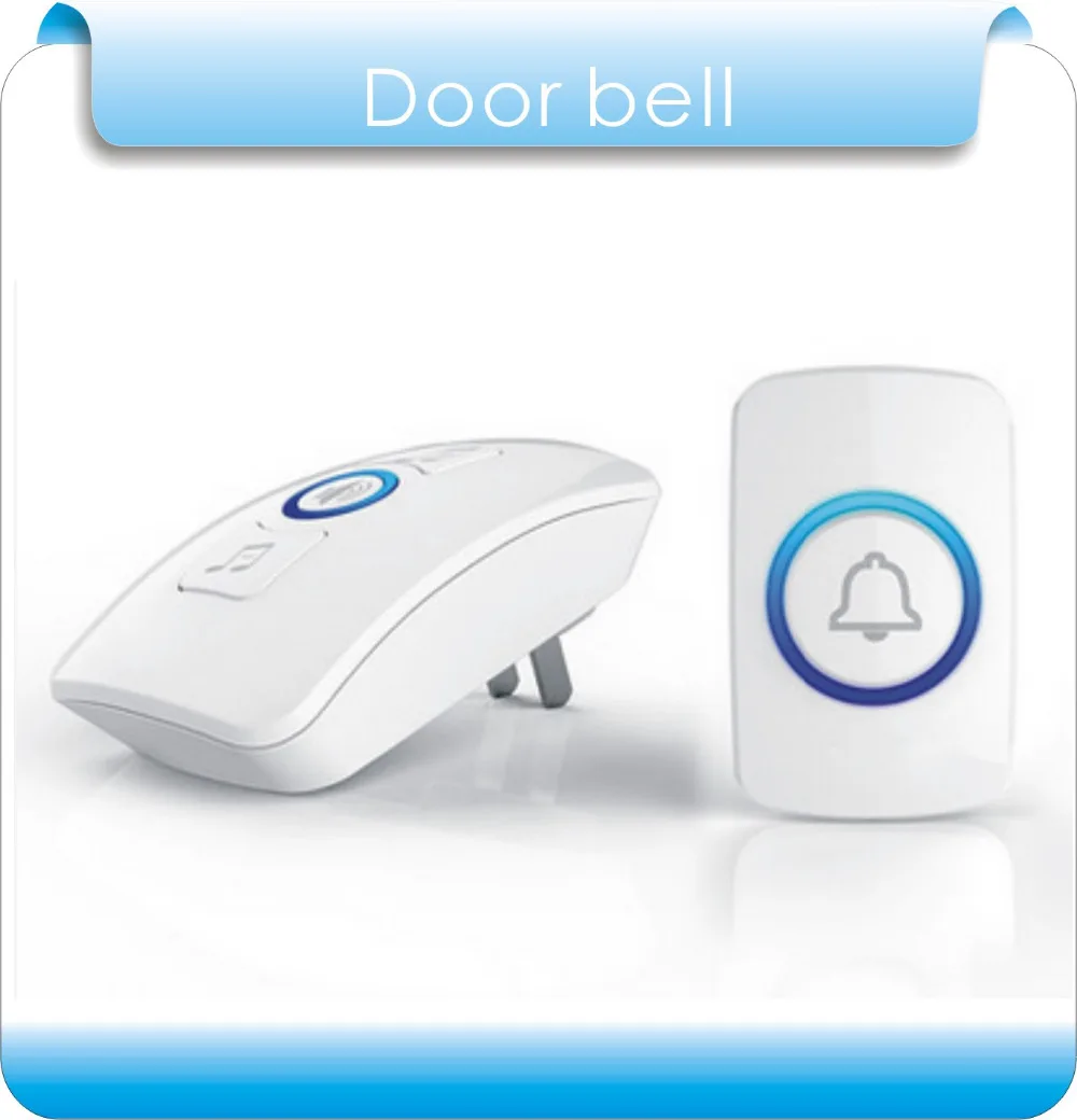 AC-220V Wireless Door Bell Home Cordless 36 Chime 150m Range Digital Doorbell