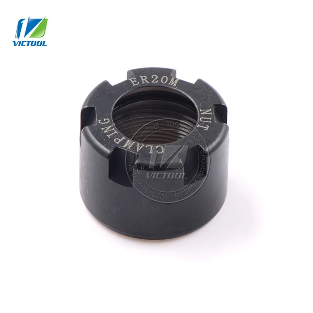 CNC Router Engraving Nuts ER 1Pc ER20-M High Precision Machine Nut ER Collet Accessory Sparepart ER20-M Nut
