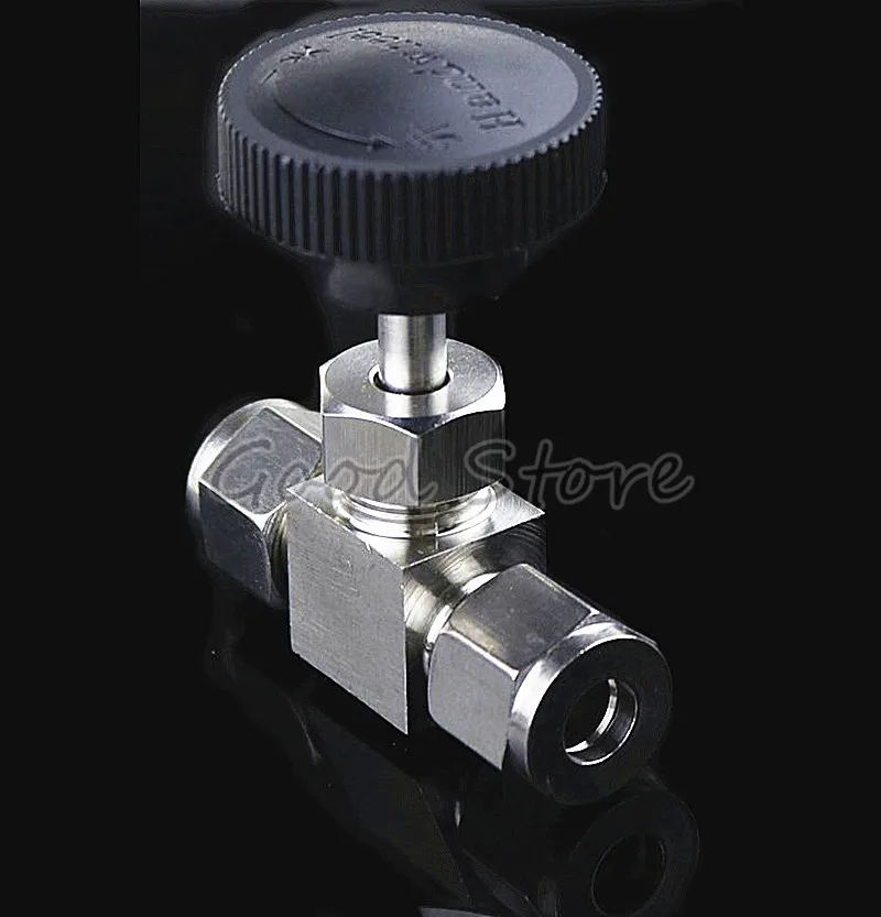 1PCS 304 high pressure acid proof straight card set crane Adjustable needle valve O.D 3 4 6 8 10 12 mm tube stainless steel