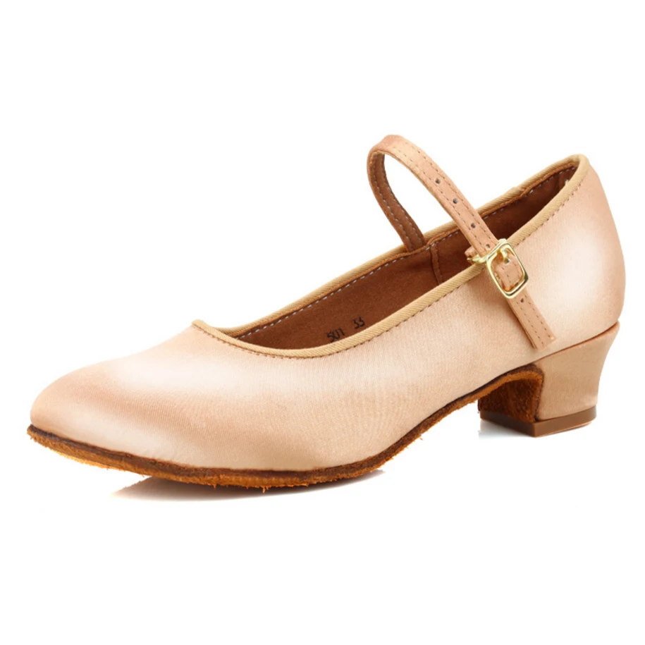 Chaussures de danse en satin pour femmes, chaussures de salsa pour filles, chaussures de soirée modernes pour dames, Parker, valse, tango, phtalfermé