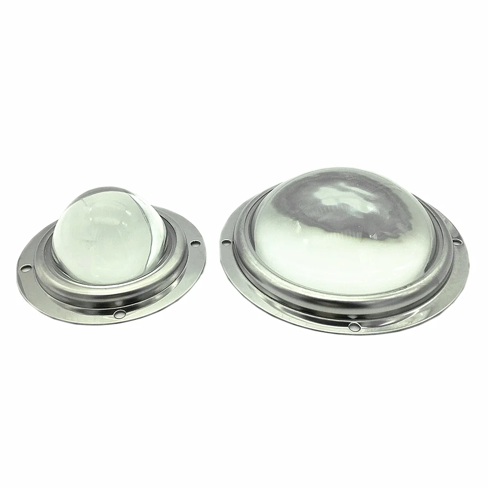67mm/100mm Optical Glass LED Lens 60-80 Degree+66.4mm Reflector +Fixed Bracket  for 20W-100W High Power Chip  Tools