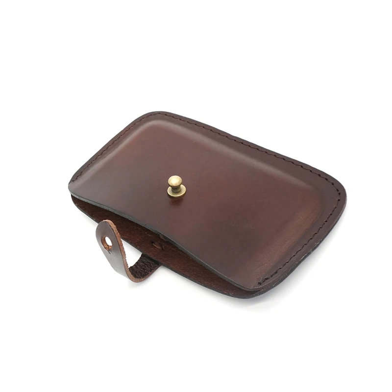New Fashion Credit Card Wallets Men Genuine Leather Luxury Handmade Name/ID/Business Card Case Cowskin Retro Mini Purses Women