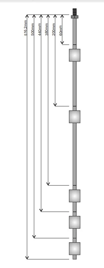5 esfera Flutuante de Aço Inoxidável Sensor de Nível Interruptor de Controle Automático Link Produtos Personalizados