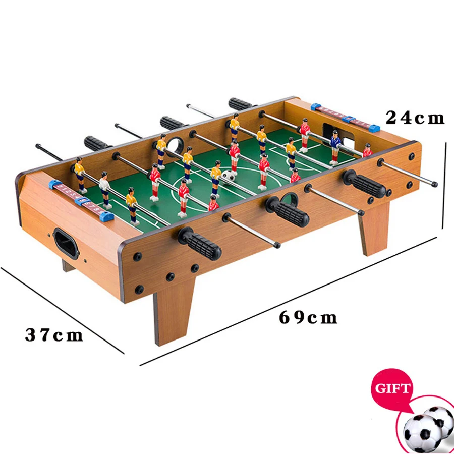 69cm 12pole Standard Football Soccer Table Game Bobby Children Desk Football Games Match Set Gift Toy Party for Adult Kids T4