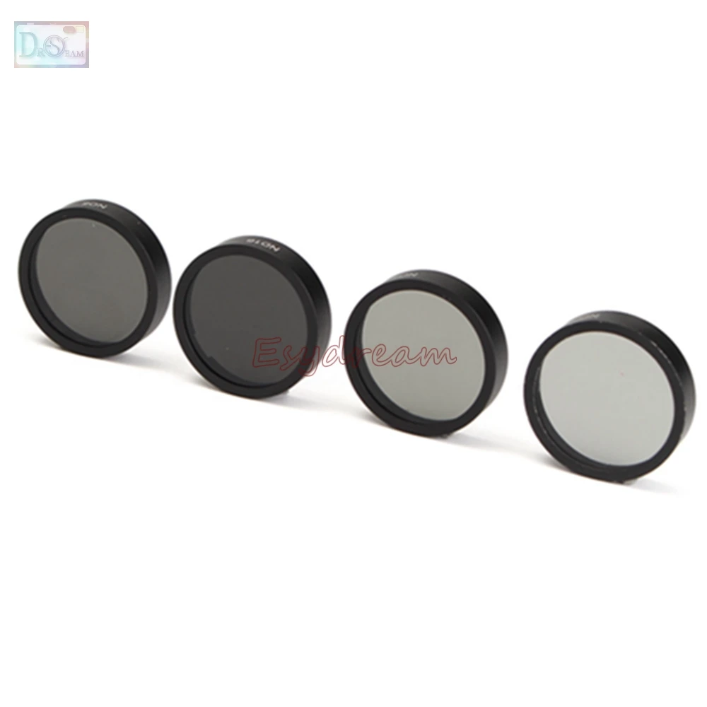 Neutral Density ND2 + ND4 + ND8 + ND16 Lens Filter Kit for DJI Phantom 3 Advanced / Standard / Professional / SE / 4 Accessories