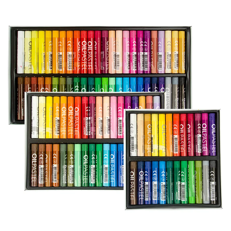 MUNGYO Children's stationery set, oil painting stick, MOP48 color crayons, professional painting medium children