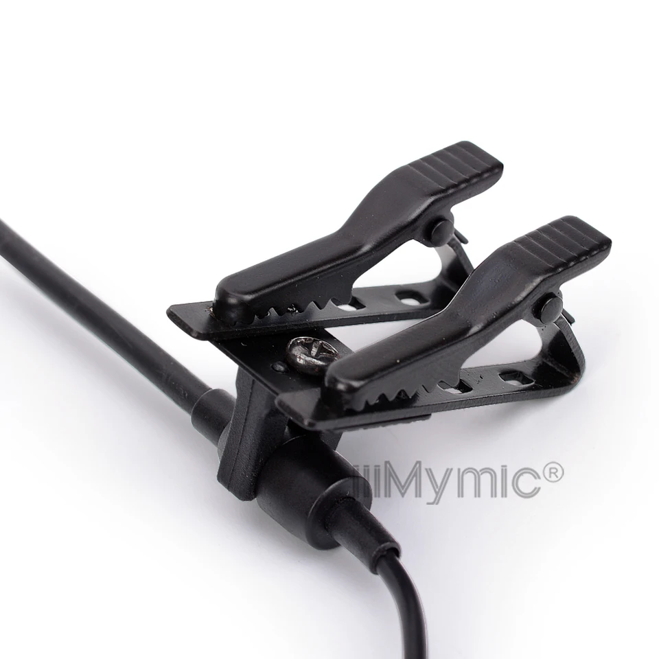 ¡Ajusta el ángulo! Micrófono de solapa condensador de metal con doble clip, conector de 3 pines para transmisor inalámbrico AKG, XLR de 3 pines TA3F 4