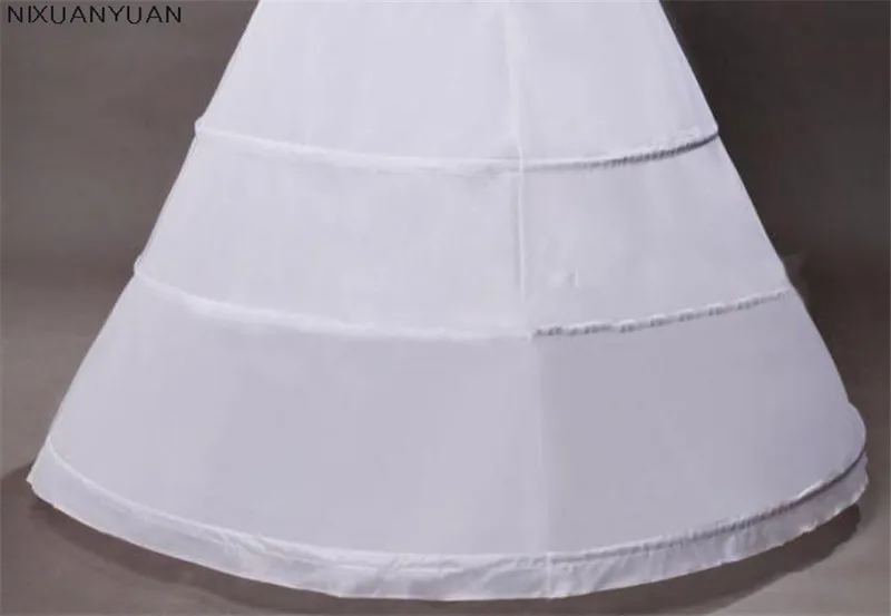 Nixuanyuan 2021 venda quente por atacado 4 aros nupcial ancoragem branco barato casamento vestidos de bola anéticoat crinoline