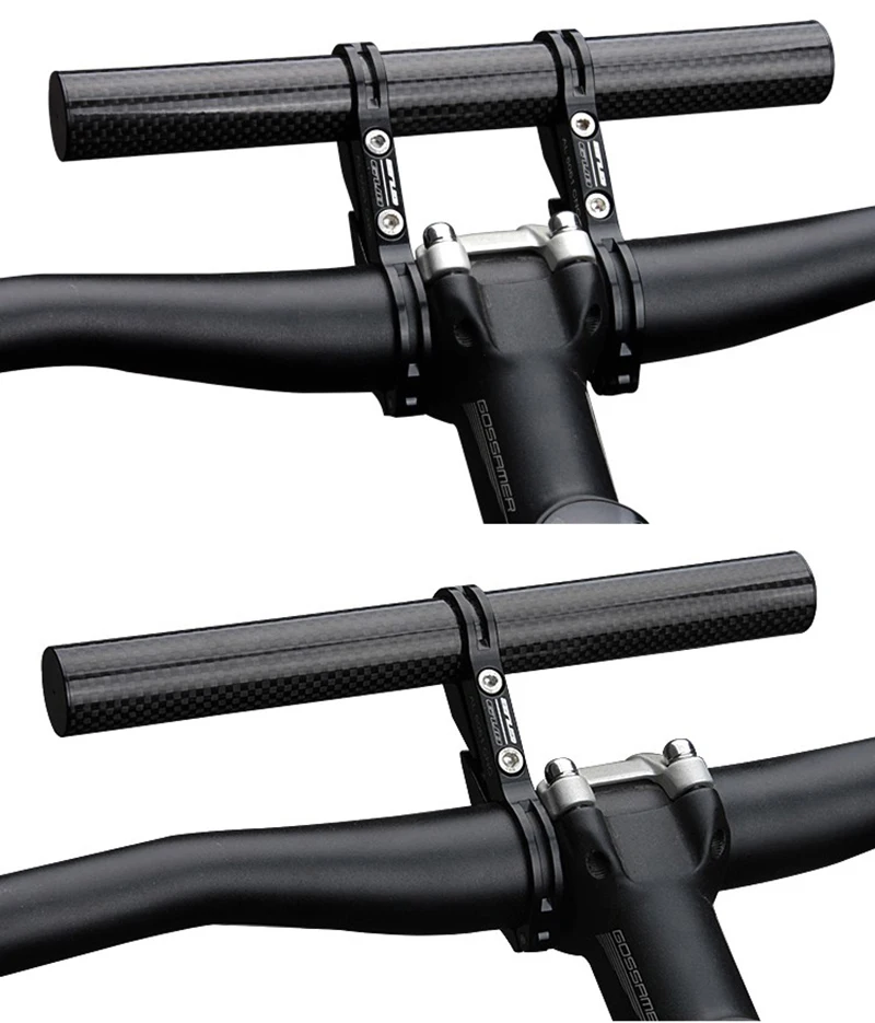 GUB G202 Bicycle Handlebar Extender Lengthened Design Carbon fiber/Aluminum Alloy Mountain Bike Mount Mobile Phone Holder image 3