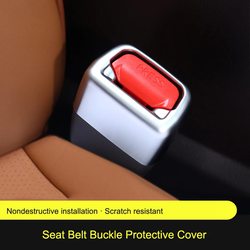 QHCP Seat Safety Belt Buckle Protective Cover ABS Anti-Scratch Dust Proof For Lexus ES18-22 NX 15-21 22-23 RX16-22 23+ UX 19-22