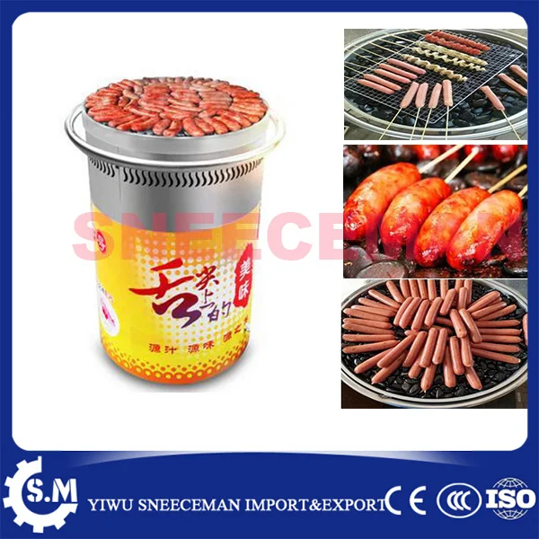 Volcano Stone Grill Sausage Machine multifunctional electric Commercial controlled temperature roast sausage hot dog machine