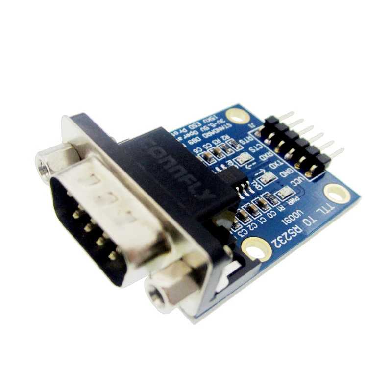 5pcs RS232 Serial Port To TTL Converter Module max3232 5V/3.3V Give DuPont line