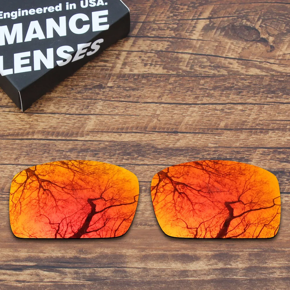 

Millerswap Polarized Replacement Lenses for Oakley Oil Drum Sunglasses Fire Red Mirrored Color (Lens Only)